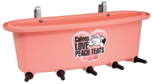 Peach Teat® 5-calf open feeder